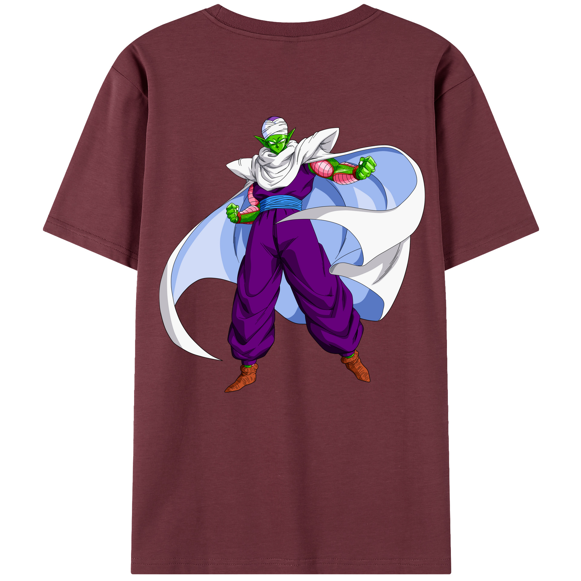 （画像用） ドラゴンボール ピッコロ DRAGON BALL Piccolo 綿100％半袖Tシャツ（背面プリント）